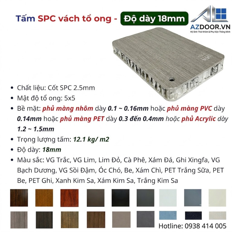 tấm tổ ong Azdoor